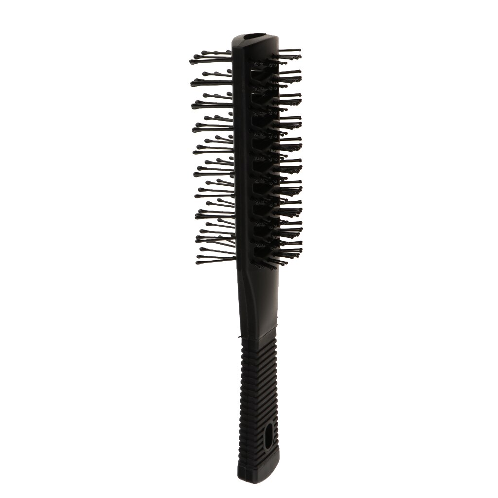 Double Sided Vented Hair Brush for Blow Drying And Hair Styling, Added Extra Volume( Black Color)