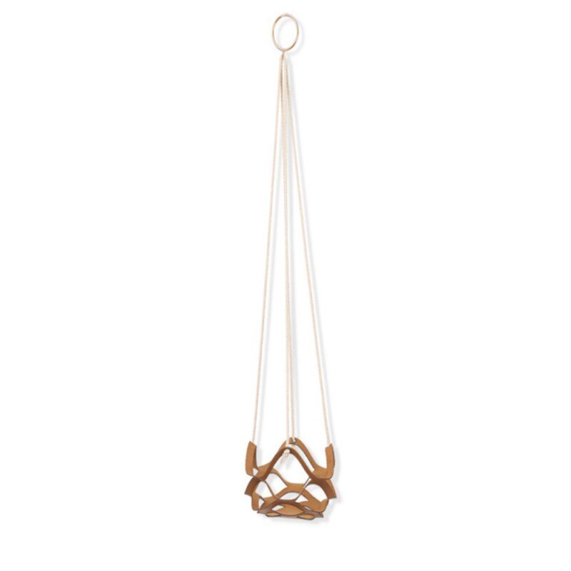 Macramé plantentouw mand plantenhanger vintage bui Macramé plantentouw mand plantenhanger vintage bui