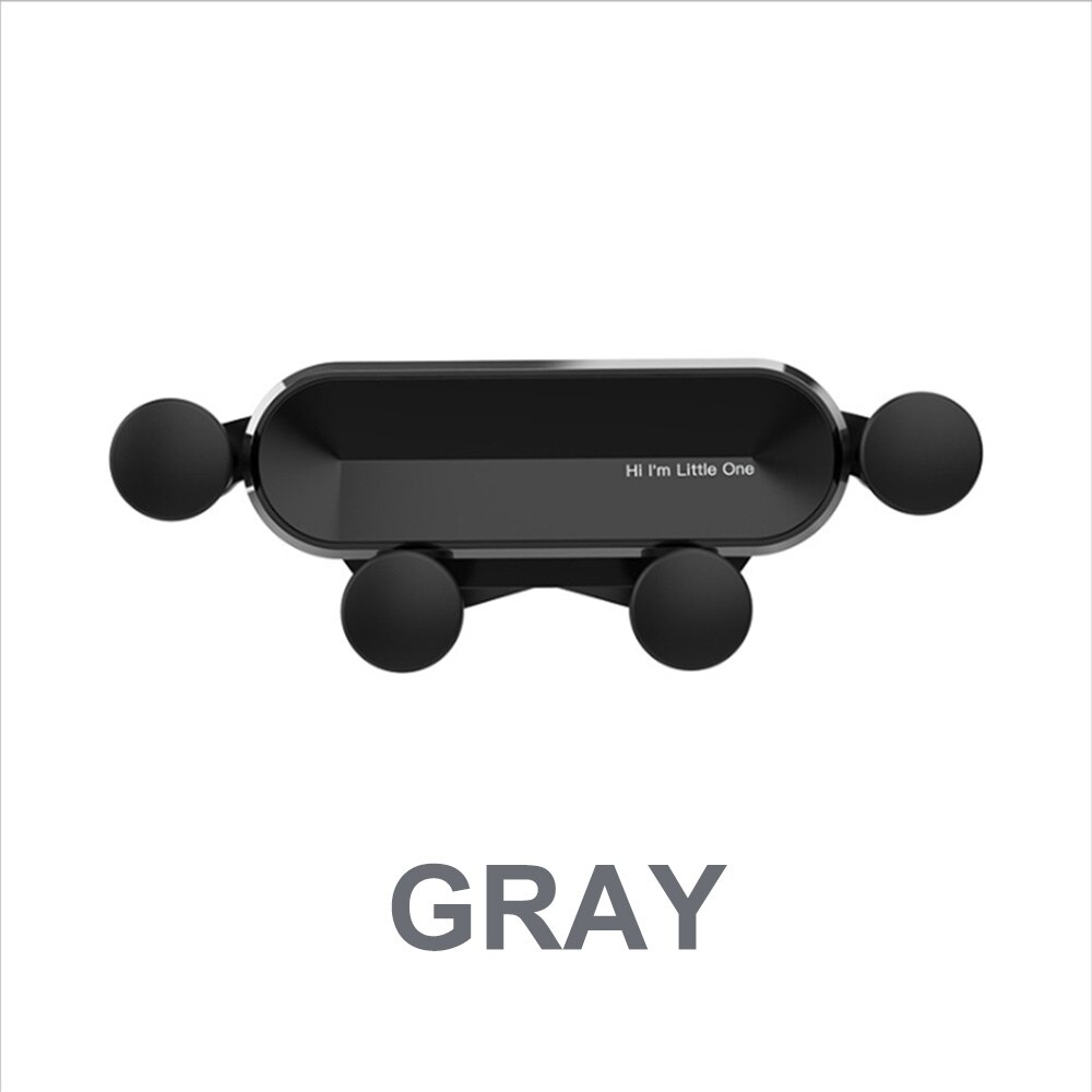 KDsafe Gravity Phone Holder In Car Air Vent Mount Cell Phone Foldable Mobile Phone Holder Stand for iPhone 11 XS XR Universal: PH002-Gray
