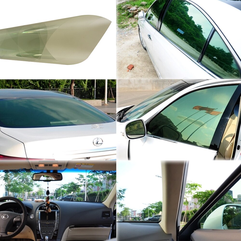 76 cmx 1.5m 80%  vlt grön auto vindruta nyanser framruta bakruta tint solfilm hem reptåliga folier