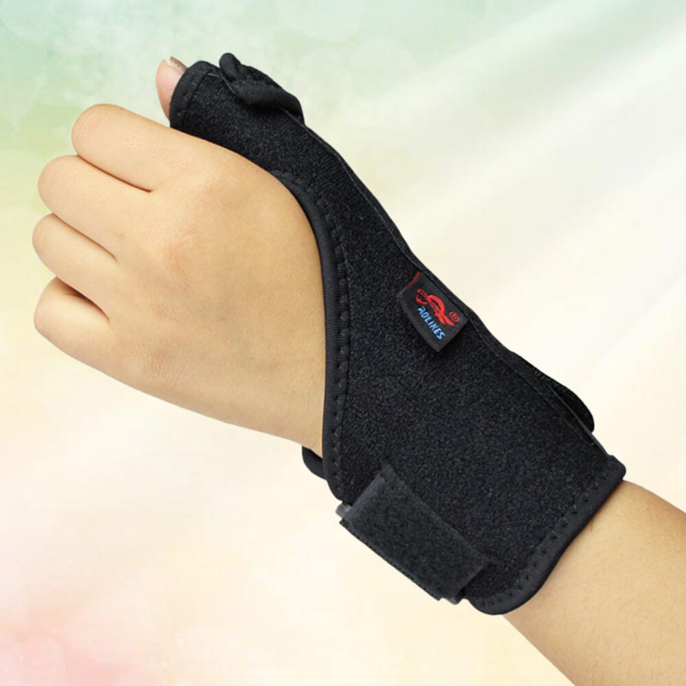 Thumb Support Splint Premium Spica Brace for High-Speed Recovery Pain Relief Arthritis for Left Hand (Black)