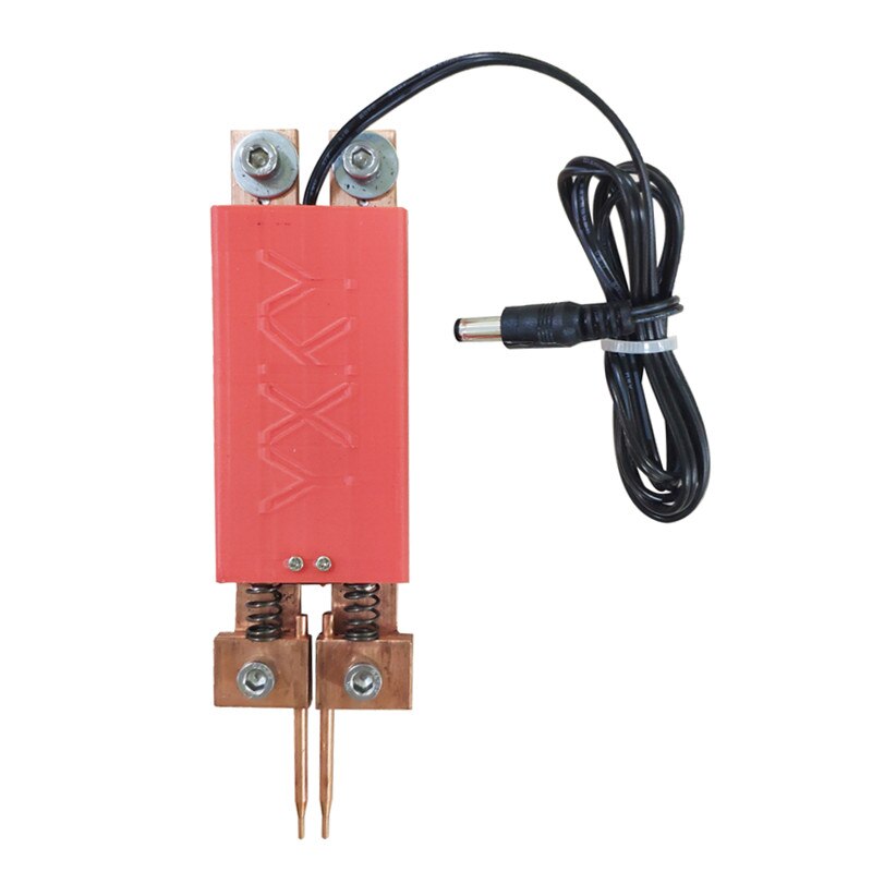 800A 4-12V integrated handheld spot welding pen, automatic trigger trigger built-in switch, one-handed spot welding machine: red