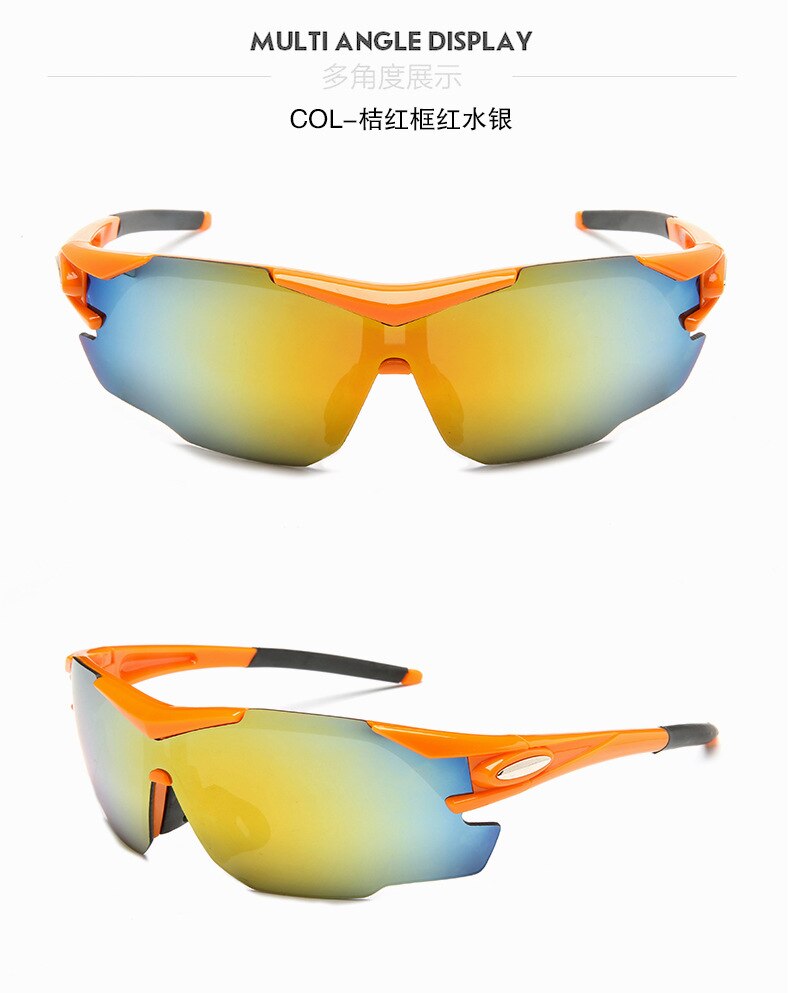 0761 günstige Sport Radfahren Brillen Sport Männer Frauen Laufsport Angeln Sonnenbrille UV Schützen Straße Fahrrad MTB Sonnenbrille 6 farben: 2