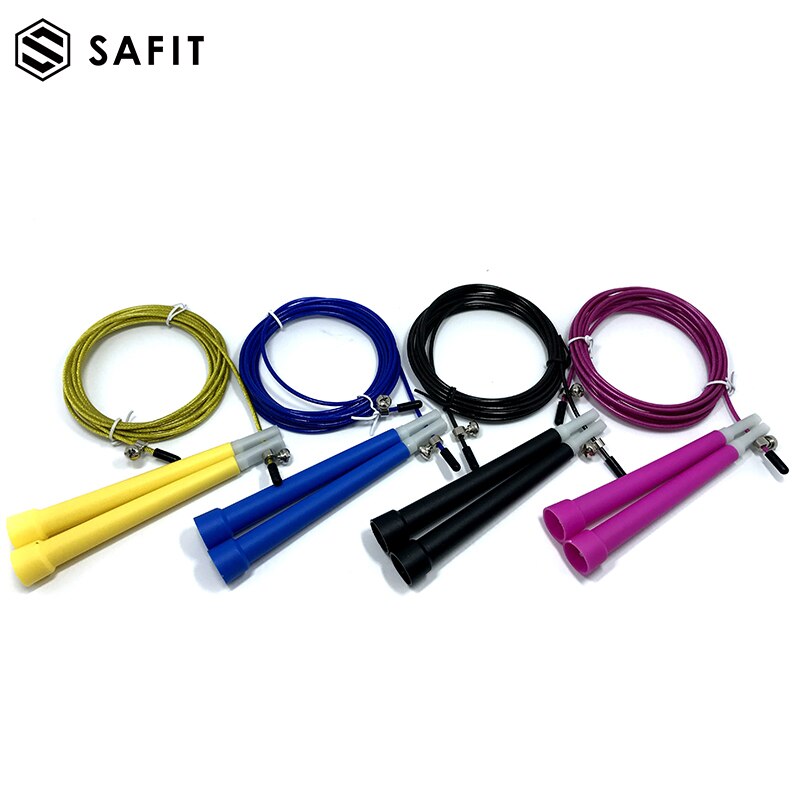 Plastic Jump Rope Adjustable, Best for Double Unders, Speed, WOD, Boxing, Skipping Exercise, Jumping Workout Training