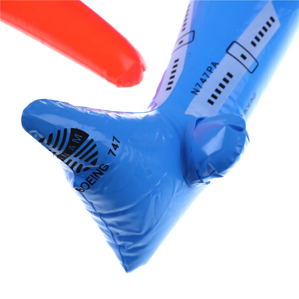 1 stk oppusteligt legetøj fly passagerfly fly tegneserie pvc plastballoner fly legetøj ballon kid fødselsdag klassisk legetøj