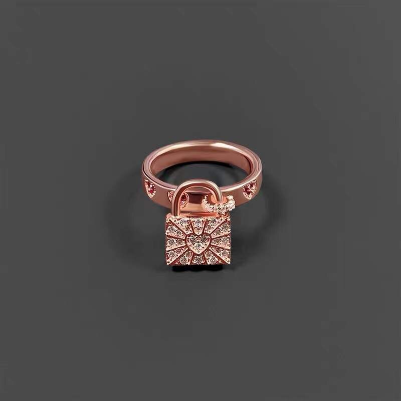 Novo fevereiro 2022 amor anel de jóias, presente do dia dos namorados, jóias femininas marroquinas: Ring1-6