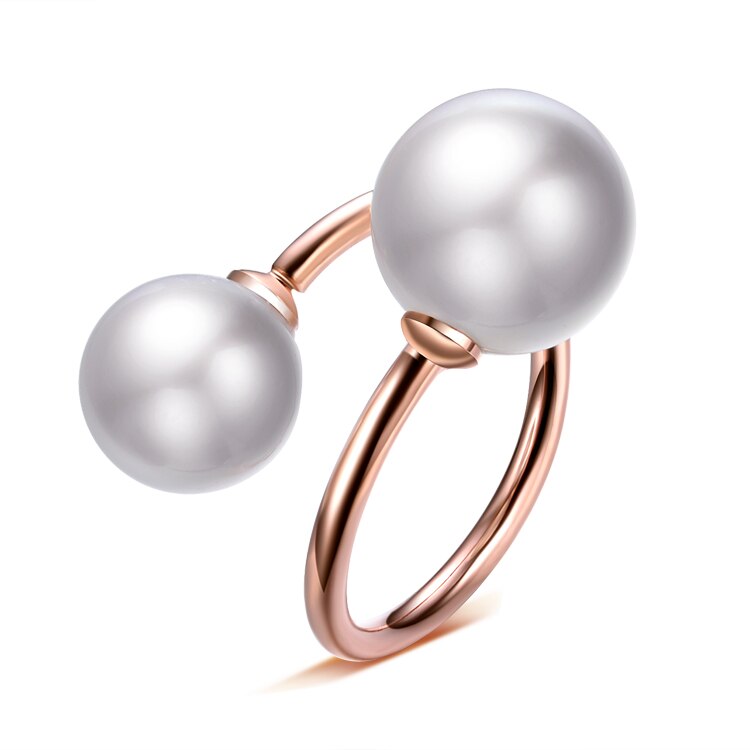 Neue Shell perle (10mm + 12mm) 925 sterling silber ladies'party ringe schmuck für frauen offenen ring
