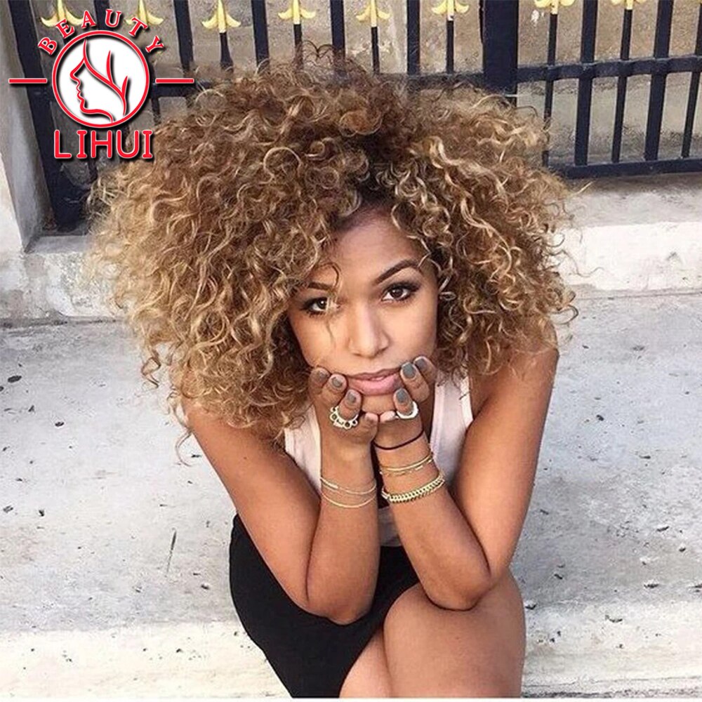 African Small Curly ladies Strong Hair Net Not Easy To Fall Off Wig Cosplay Wig Headgear Fashionable Exquisite Natural LiHui