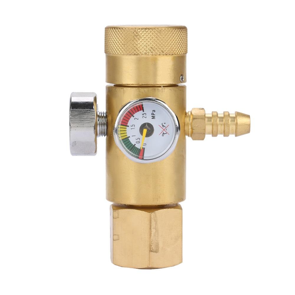 0.4-25MPa Mini Drukregelaar Zuurstof Gas Drukregelaar Air Flow Regulator Gauge Meter Druk Meetinstrumenten