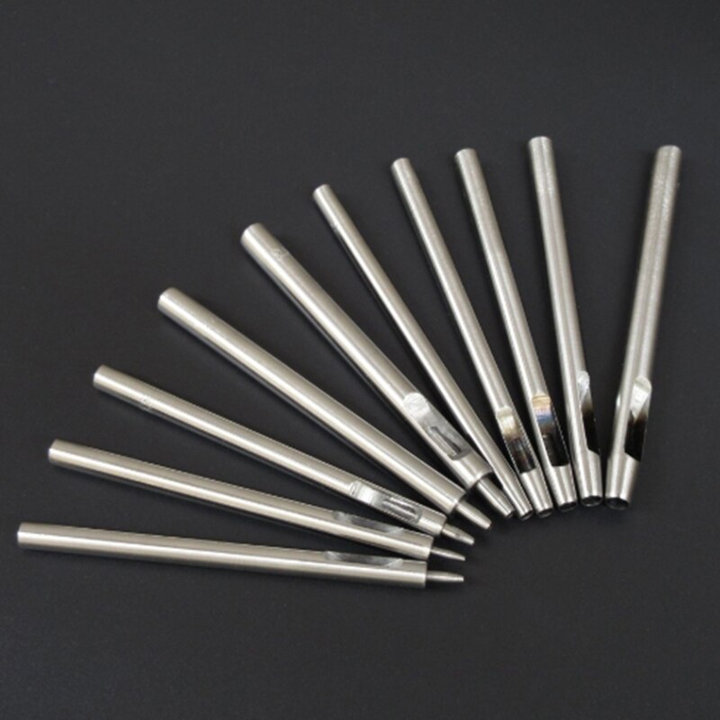 Perforadora Redonda De 12 Mm | Acero De Alto Carbono | Para Papel, Cuero, Plástico, Lona | Herramienta De Perforación Manual