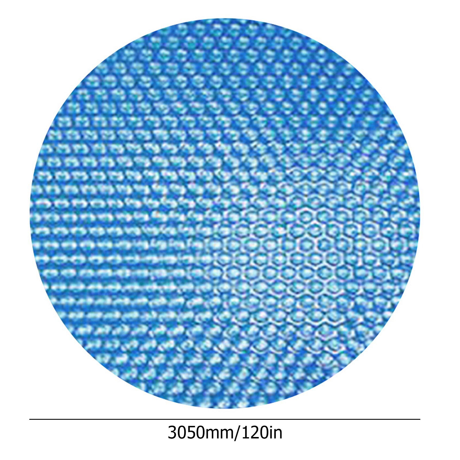 Pool Cover Round Solar Swimming Pool Cover Waterproof Heat Insulation Bubble Film Outdoor Bubble Blanket Anti-UV Dustproof Cloth: 305cm