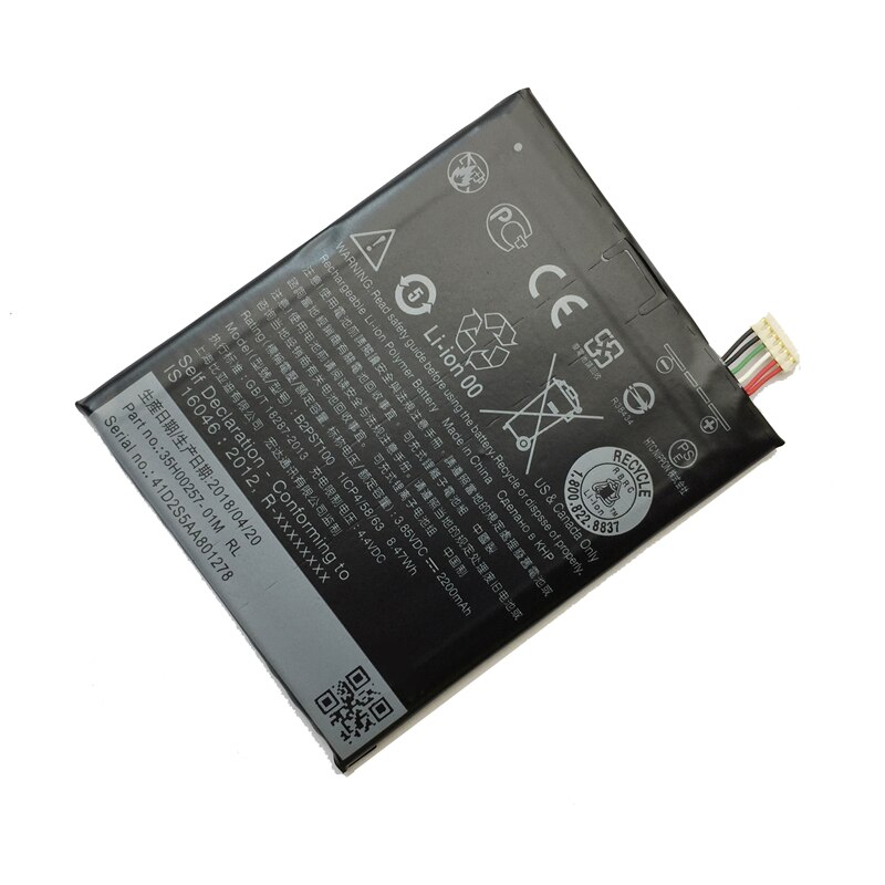 2200 mah  b2 pst 100 batteri til htc desire 628 530 630 650 d530u udskiftningsbatteri