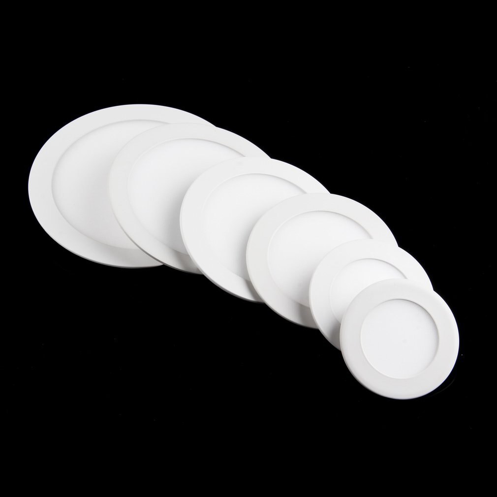 9W LED Recessed Ceiling Panel Down Light Bulb Lamp Round Pure/Warm White