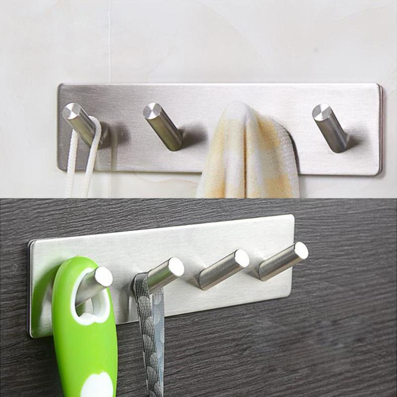 Badkamer Kapstok Rvs Handdoek Haak Muur Mount Deur Decoratieve Kleding Haak Hangers Wall Mounted Bad Accessoires