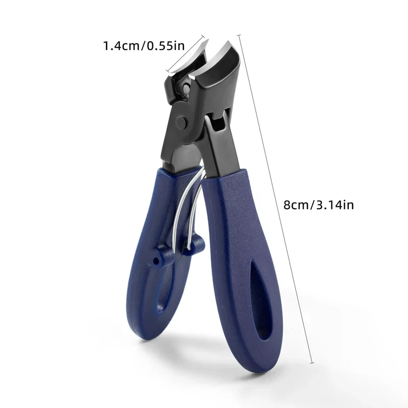 Special Anti-splash Nail Clippers ABS Ingrown Toenail Cuticle Cutter Diagonal Pliers Household Nail Trimmer Manicure Tools: Dark Khaki