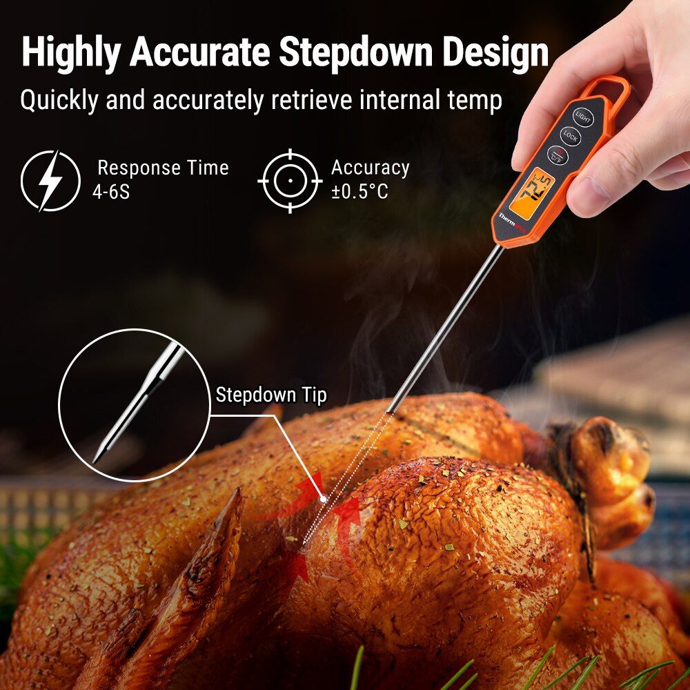 ThermoPro TP01H termometro digitale a lettura istantanea per carne retroilluminazione cucina termometro da cucina per forno Grill BBQ termometro