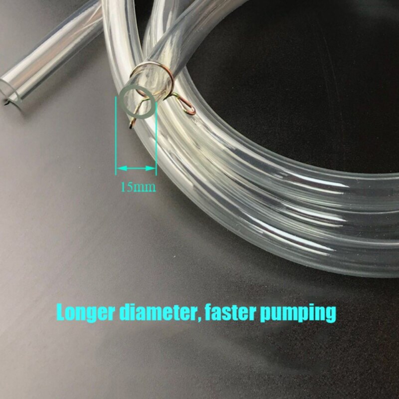 Car Fuel Gas Pump Petrol Liquid Hand Pump Primer Bulb Water Oil Transfer Pump PVC Syphon 10mm Pipe