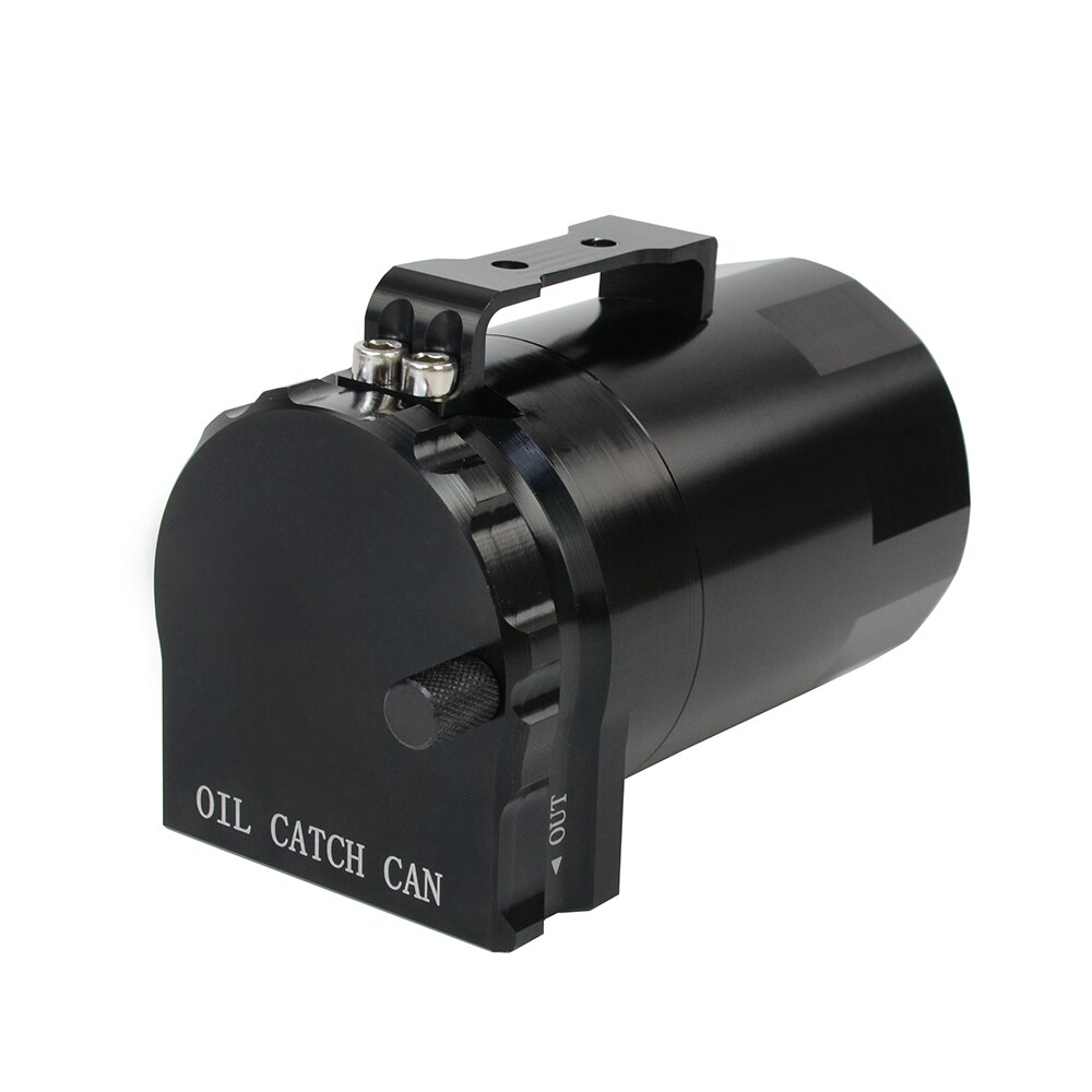 Universal Aluminum Oil Catch Can Reservoir Tank 400ml + Breather Filter WLR-TK63