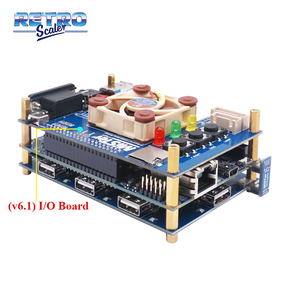 RetroScaler Manuelle Schweißen v 6,1 Mister I/O Board Analog Interface Unterstützung SNAC für Mister FPGA