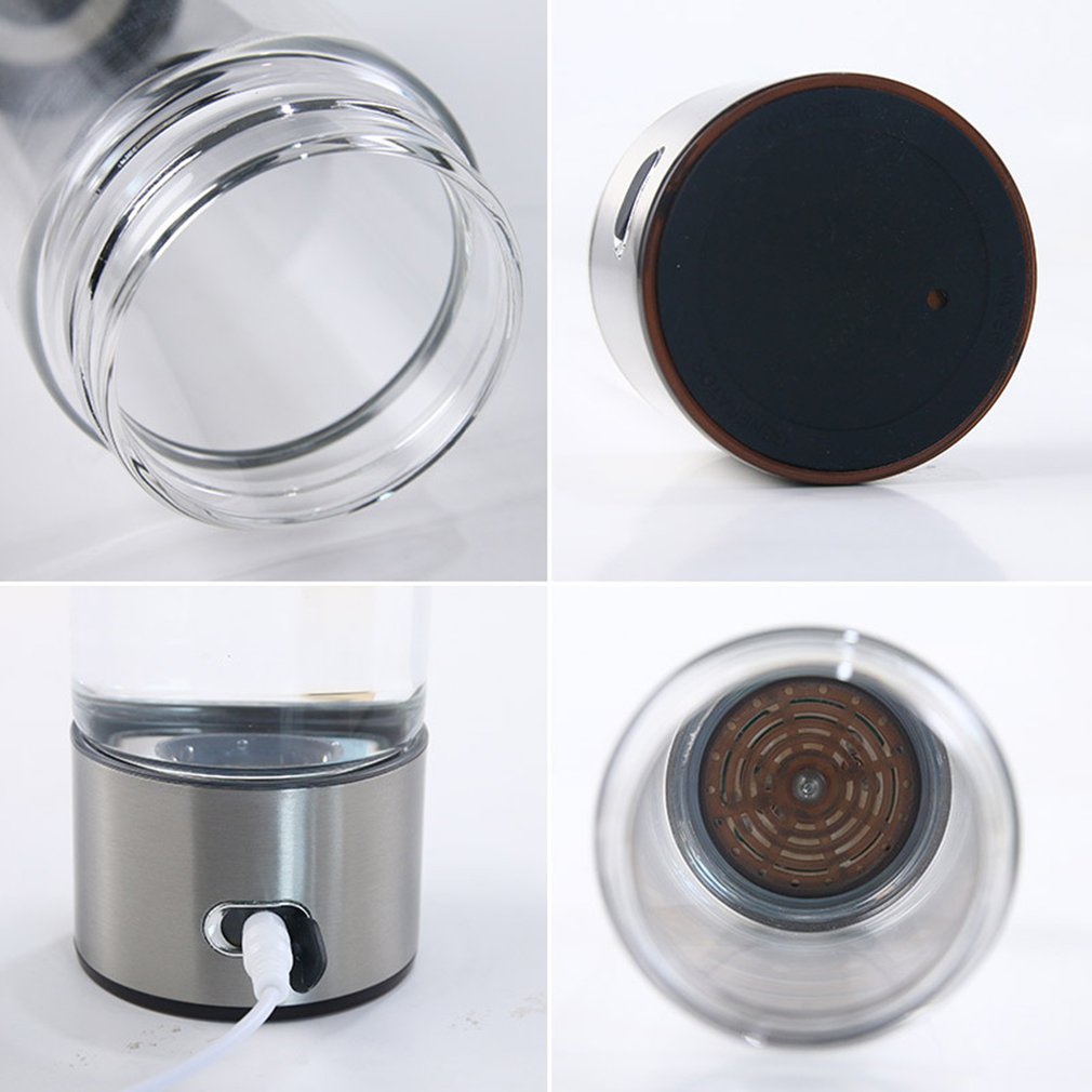 Hydrogen Rich Water Cup Healthy Glass Cup Japanese Water Ionizer Cup Hydrogen Water Generator Super Antioxidant