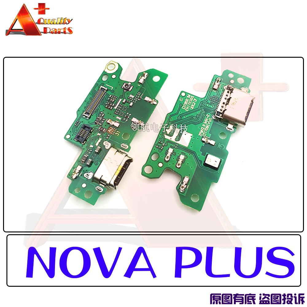 Ladeportstik flex calbe med mikrofonmikrofon til huawei nova 5t smart young lite  + 2 2i lite 2s 3 3i 4 5 5i pro: Nova plus