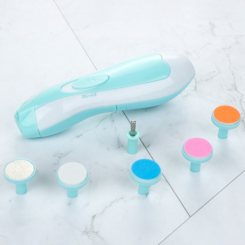 Veilige Elektrische Nagelknipper Cutter Baby Nail Trimmer Manicure Pedicure Clipper Cutter Schaar Kids Infant Nail Care Roze