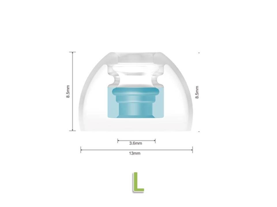 Spinfit  cp360 3.6mm siliconen oordopjes voor draadloze in-ear oordopjes (ssmls/ssmlm/slm): Ik