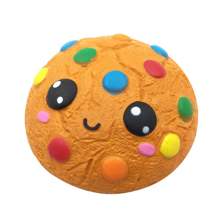 10 pièces glace gâteau pain squishy jouet: Jaune clair