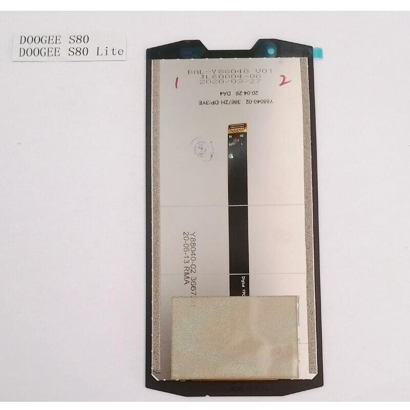 Per il 100% originale DOOGEE S80 Display LCD e Touch Screen Digitizer Assembly per DOOGEE S80 Lite 5.99 "2160x1080P