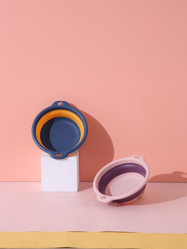 Huishoudelijke Inklapbare Wastafel Multi-Size Draagbare Milieuvriendelijke Plastic Wastafel Badkamer Toiletartikelen