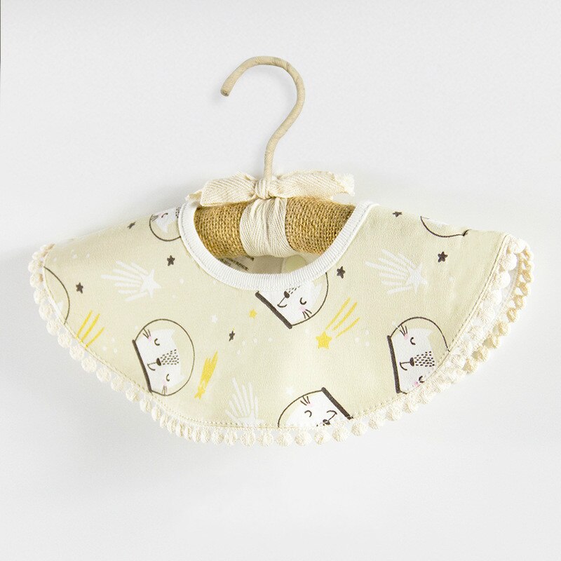 Baby Lätzchen Rundhals Baby Spucktuch Lätzchen 360 Grad Blume Lätzchen für Mädchen Baby Kleidung Bandana Lätzchen Wasserdicht: Space Cat