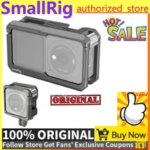 Smallrig Actie Camera Kooi Voor Dji Action 2 Power Combo Of Dual-Screen Combo W/Koud Schoen M4 en 1/4 &quot;Schroef Gaten 3661