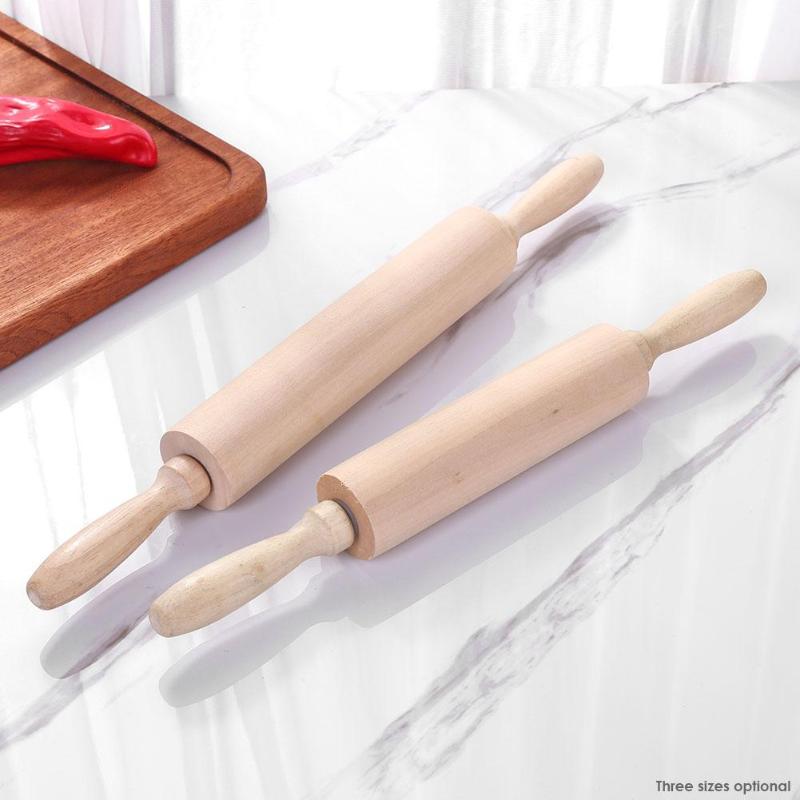 Küche Holz Rolle Stift Fondant Kuchen Teig Backen Kekse Keks Braten Holz Pizza Nudel rollen Kleine Gerät
