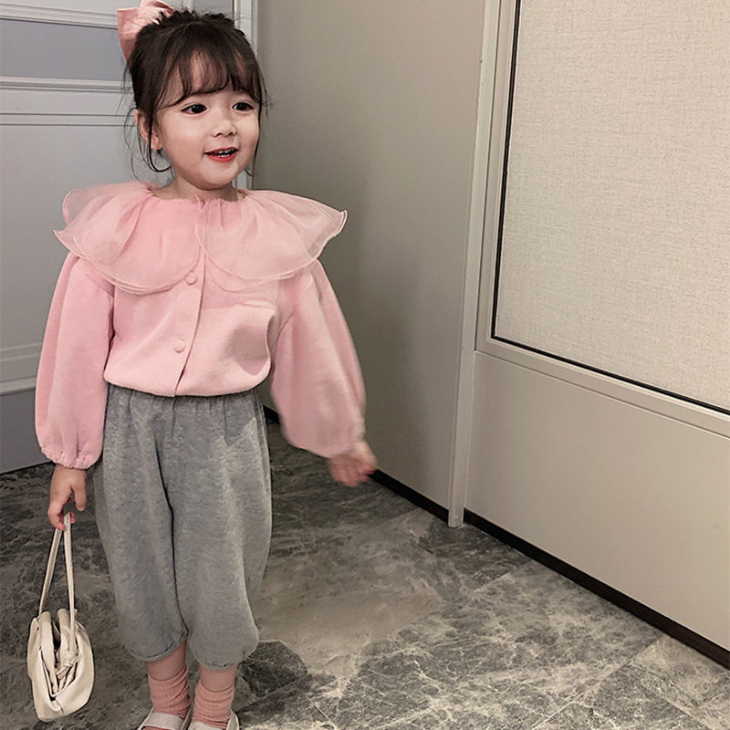 Girls ' Broek Lente En Herfst Mode All-Wedstrijd Losse Kinderen Leisure Koreaanse Versie P5719