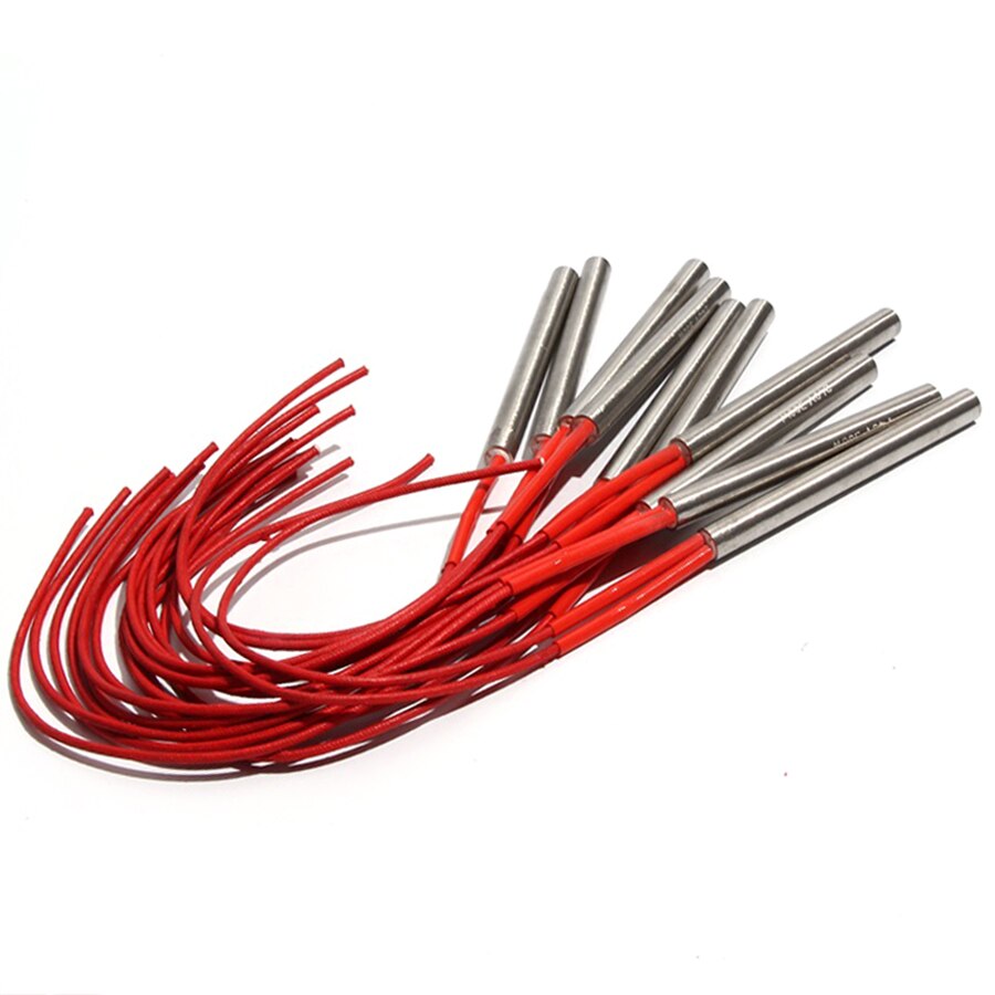 10PCS 10.5mm 140~160mm 201SUS Single Head Heating Pipe 110/220/380V Tubular Heater 360/380/390/400/420W Electric Element