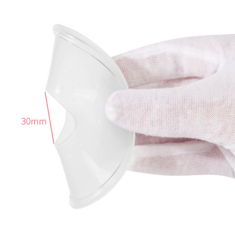 1Pair Silica Gel Galactorrhea Collection Cover Breast Milk Collector Container K1MA For Momy