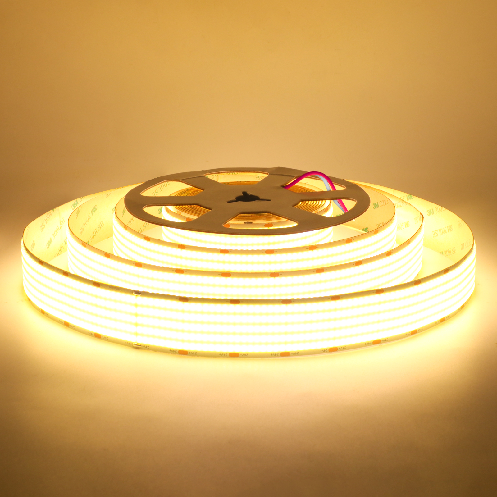 Ultra Bright COB LED Strip 24V 1600LEDs/m High Density Flexible Dimmable LED Light 30mm PCB Width COB Strip 3000K 4000K 6000K: WHITE / Blue / 4 m