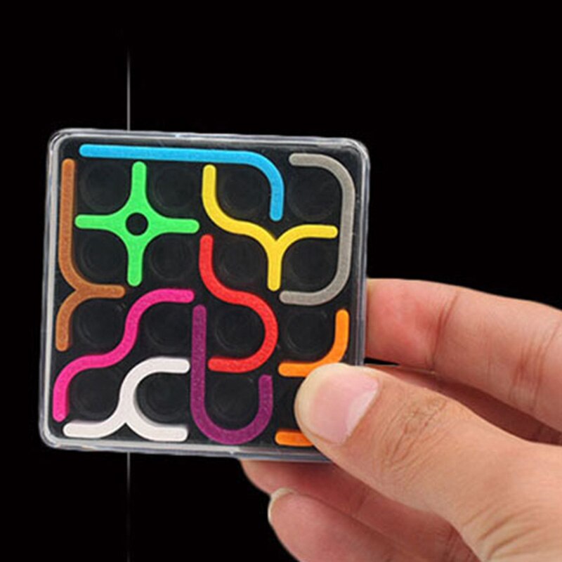 Curves Puzzle Toy Brain Teaser Mind Bending 24 Challenges Fun Intelligence Toy AN88