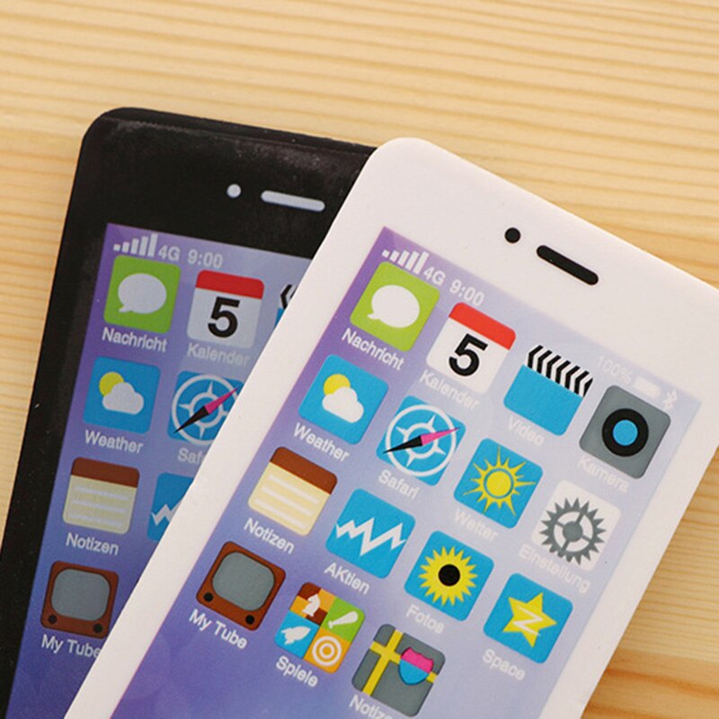 1 Pcs Mobile Phone Shape Eraser Rubber Student Pencil Eraser Big Gomas De Borrar Cute Stationery Kids Prizes