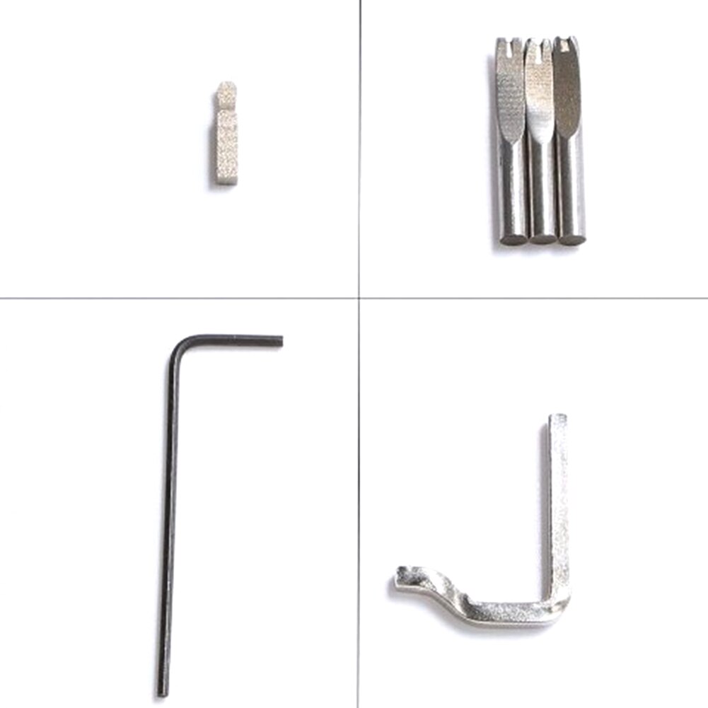 5 In 1 Grooving Tool Cut Drilling Holes Multifunctional Trencher Edge Pressing For Leather