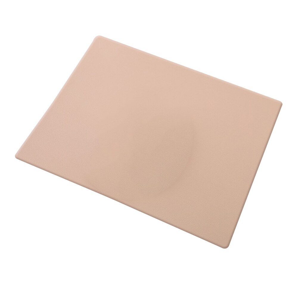 Anti-slip Mouse Pad PU Leather Waterproof Gaming Mice Mat Desk Cushion Comfortable For Home Office Laptop PC MacBook Mousepad: Pink