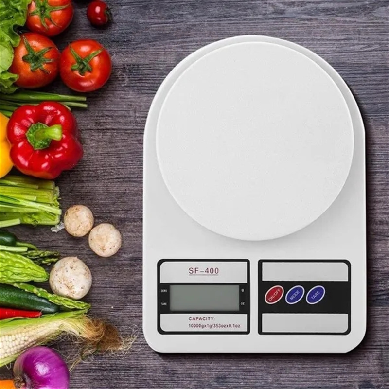 5 kg/7 kg/10 kg LCD-Display Digitale Küchenwaage 1 g Hochpräzise elektronische Lebensmittelwaage zum Kochen Backen Wiegen Messwaage