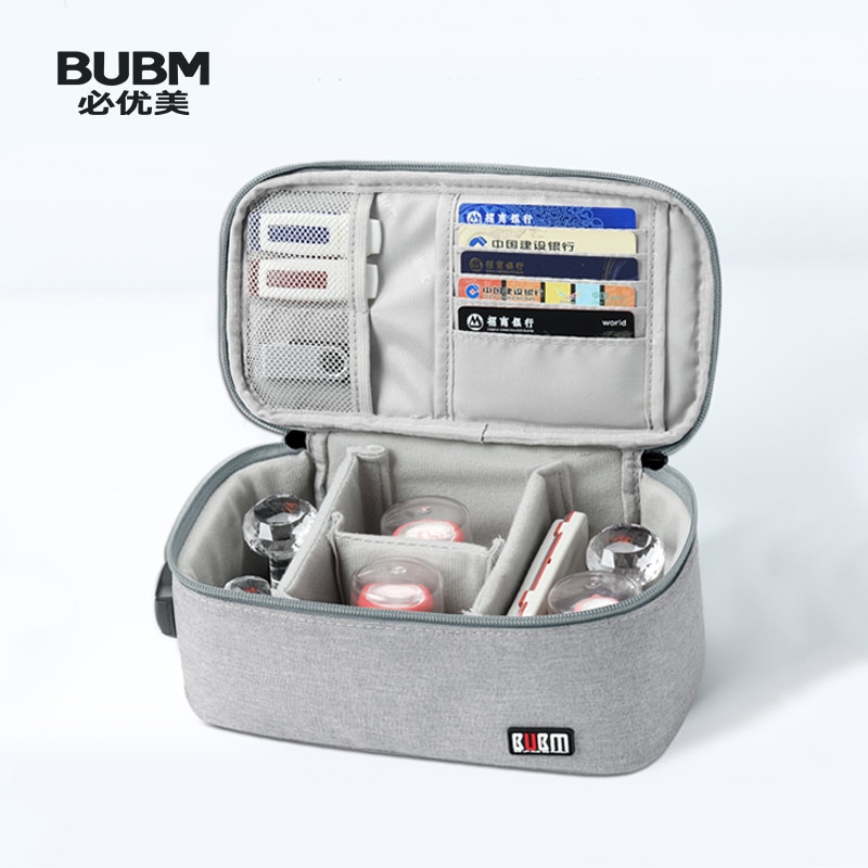 Bubm hårdt etui powerbank kuffert segl opbevaringstaske til ekstern harddisk disk power bank kuffert bankkort print mudder