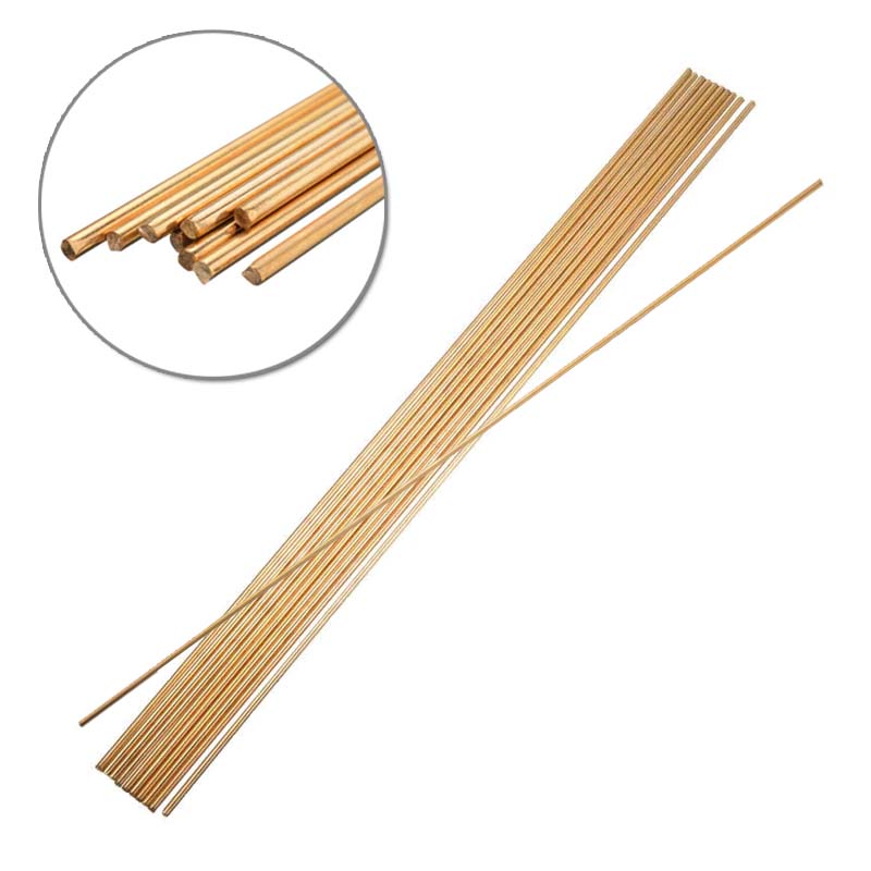 Brass Welding Rods Bronze Welding Wires Sticks Electrode Soldering Rod 2mm*250mm For Welding Brazing Soldering Parts Set Kit
