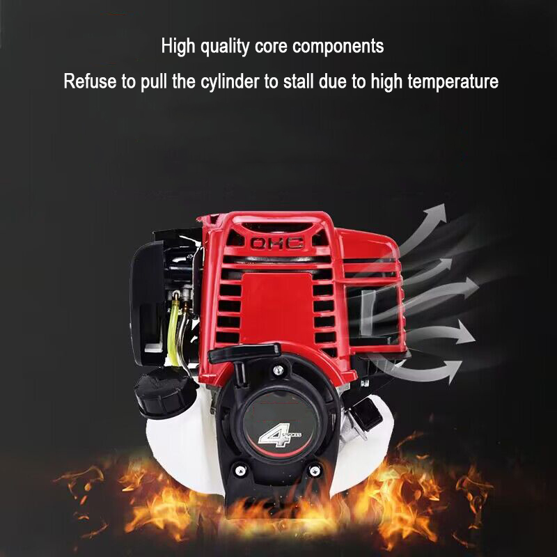 Motor de gasolina de 4 tiempos para desbrozadora con herramientas eléctricas