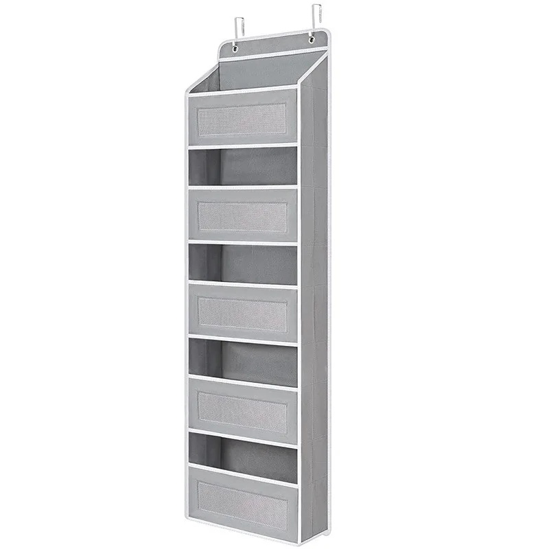 Hängende Aufbewahrungstasche für die Türrückseite, Wandmontage, Handy-Organizer, Baby-Bett-BHs, hängende Aufbewahrungstasche, gebündelte Tasche/Seil-Tasche: Beige
