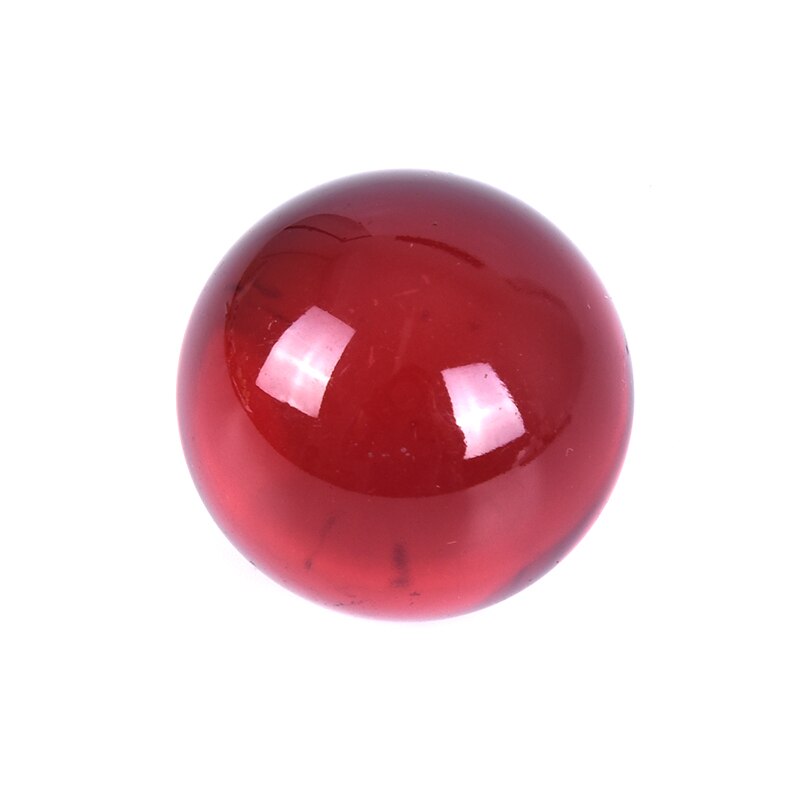 30mm feng shui krystalkugle kvartsglas gennemsigtige kuglekugler glaskugle fotograferingskugler krystal håndværksindretning: Rød