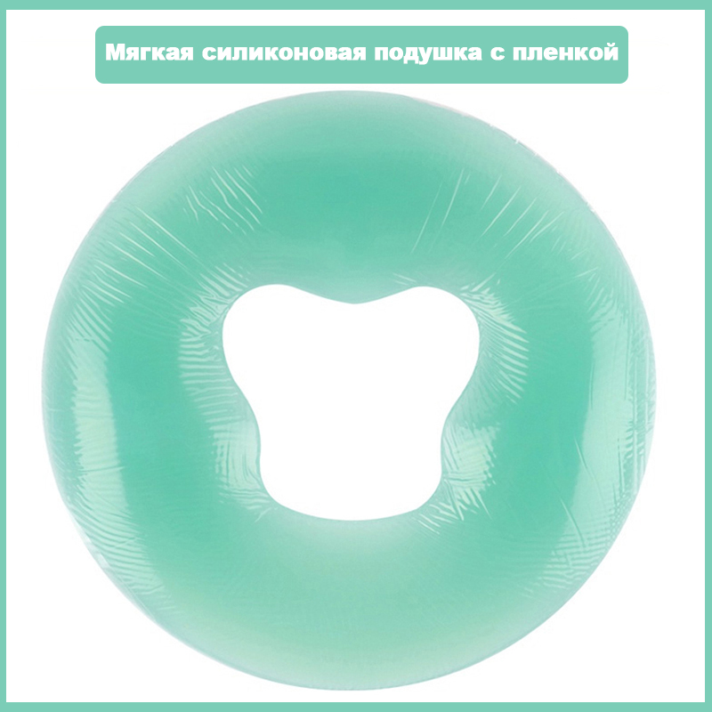 Coussin de Massage doux en Silicone pour SPA, coussin de relaxation du visage, traversin, soins de beauté, Anti-rides, Gel: B-Green