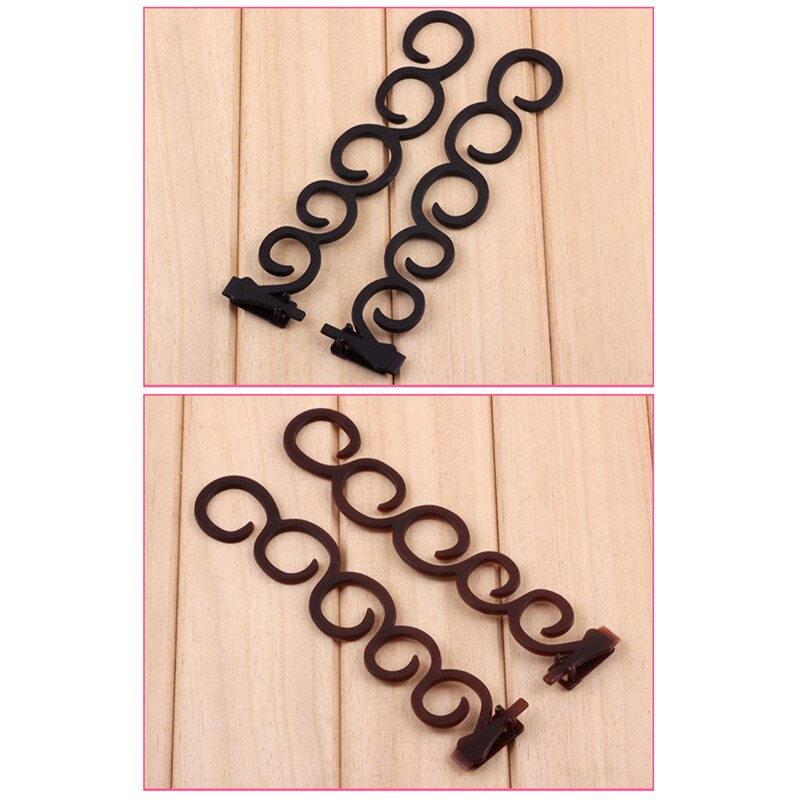 1pcs Multi-style Women Hair Twist Styling Clip Stick Bun Maker DIY Hair Braiding Tools Hair Accessories Braider DIY Hairstyle