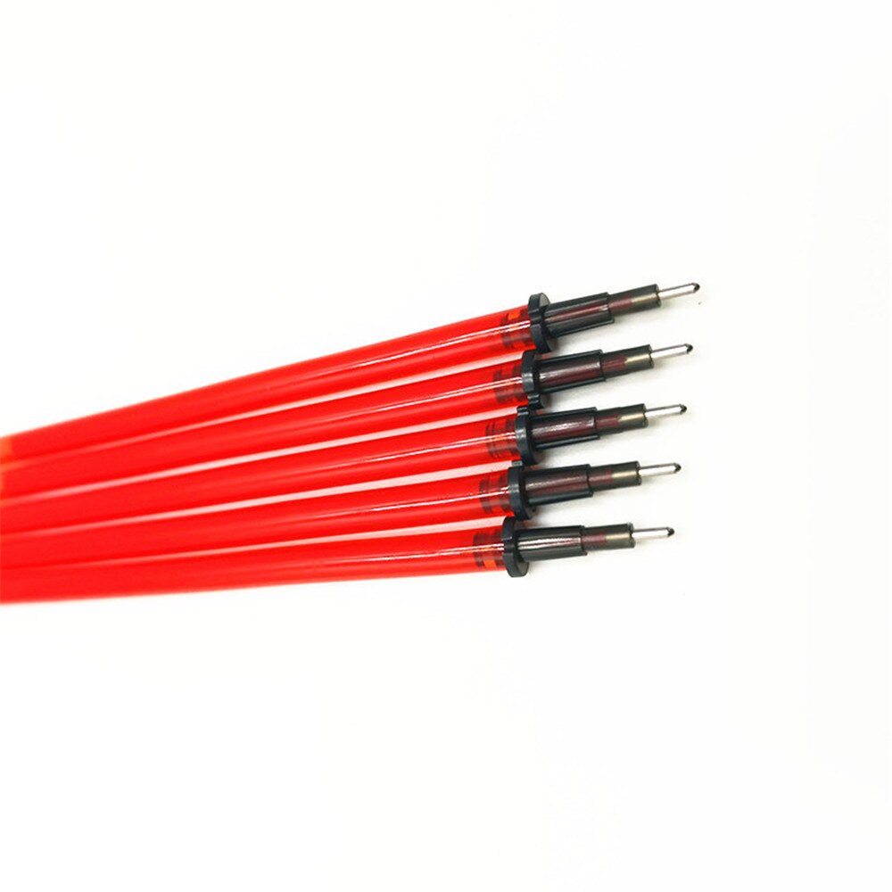 20pcs/set 0.5mm Erasable Gel Pen Refills Red Blue Black Ink Pen Replacement Painting Refills Office Writing Stationery Supplies: red